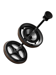 Portable French Press plunger including filter